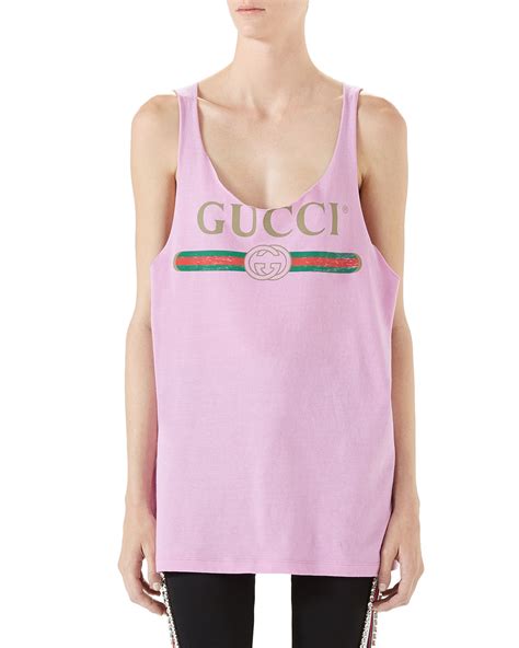 gucci tank top not common men|gucci slogans.